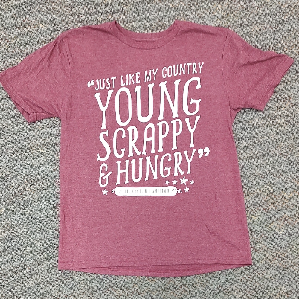 Hamilton Kids Burgundy Graphic T-Shirt